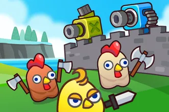 Merge Cannon: Chicken Defense