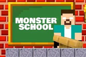 Monster School - Roller Coaster & Parkour