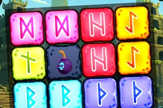 Sập Khối Chữ Rune