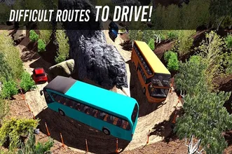 Uphill Climb Bus Driving Simulator Sim 3D